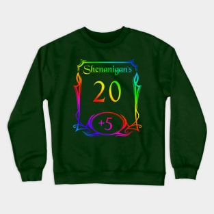 DnD Stat Shenanigan's - Rainbow Crewneck Sweatshirt